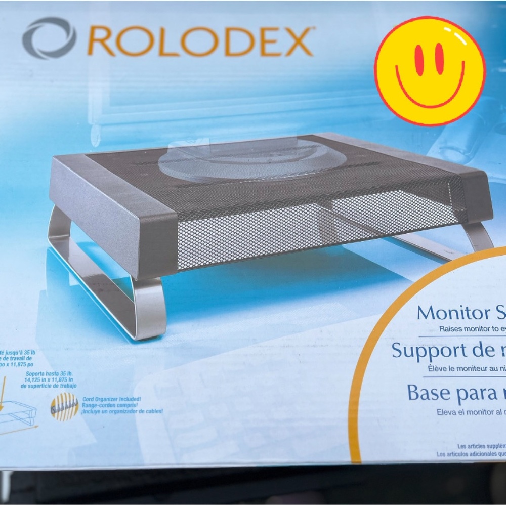 Rolodex Monitor Stand